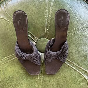 Gucci Women's Black Slide Sandals